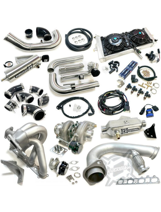 Aftermarket Assassins AA Pro R 4 Cylinder Complete Turbo Kit 350-600+hp